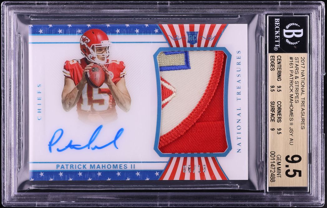 Stars & Stripes 6/13 Patrick Mahomes Lamar Hunt patch gem